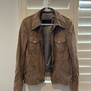Women’s Tan Suede Jacket